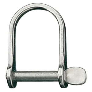 Ronstan Wide D Shackle, 3/16" Pin
